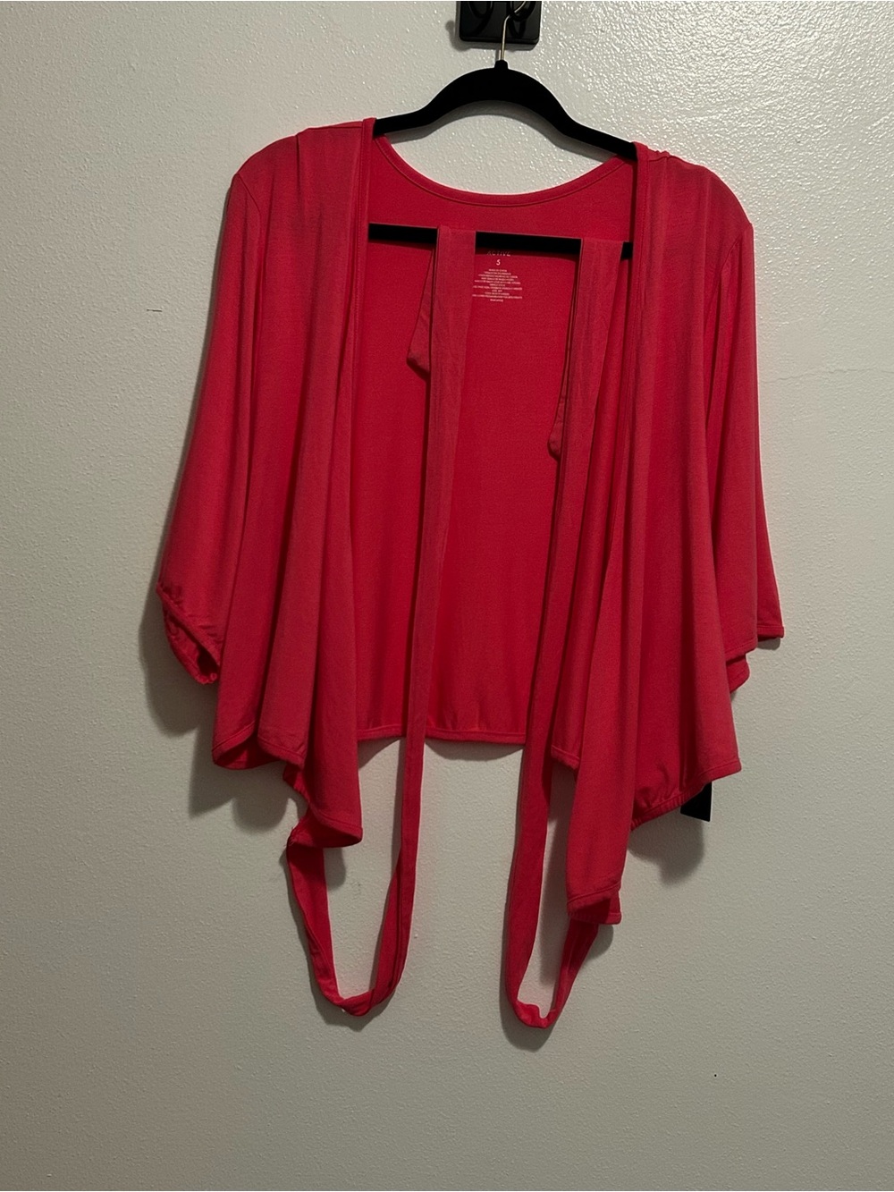 NWT Torrid Super Soft Active Performance Cotton Crop Wrap Long Sleeve Top 5X 28